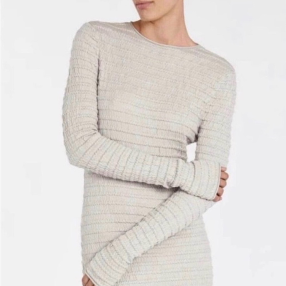 DISSH Beige Knit Sweater Dress, L